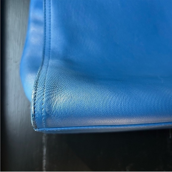 Bottega Veneta blue satchel bag - Picture 7 of 10